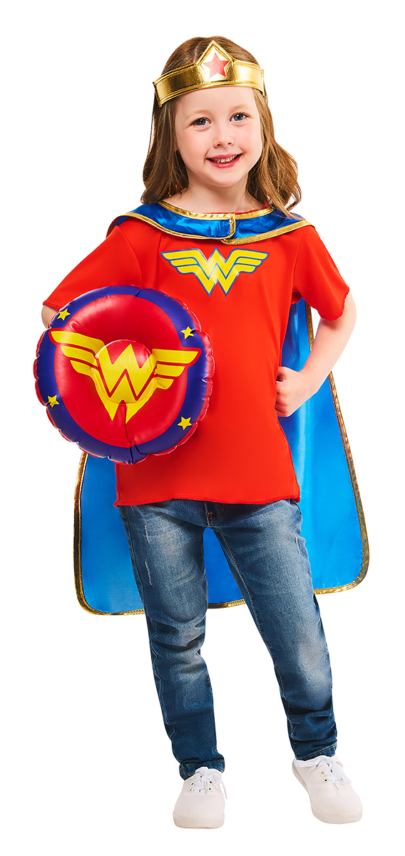 KIT DISFRAZ WONDER WOMAN INFANTIL