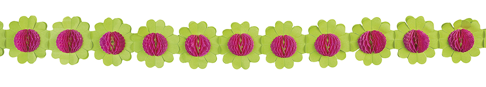 3M DAISY GARLAND LIME/PINK