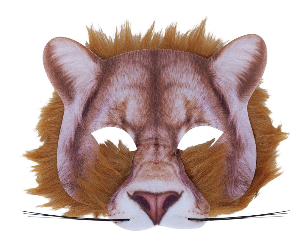 LION WITH HAIR MASK