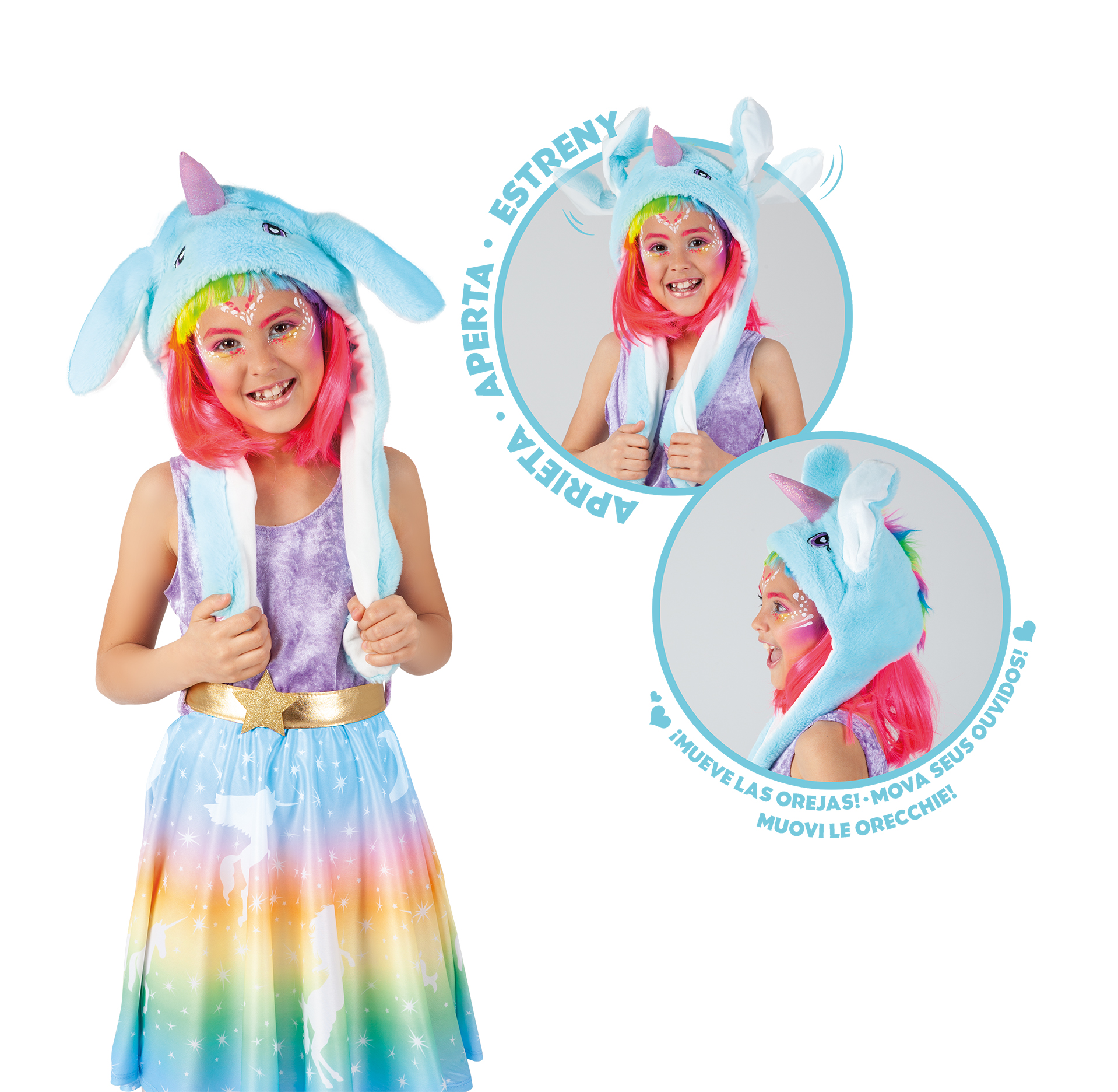UNICORN HAT WITH MOVING EARS
