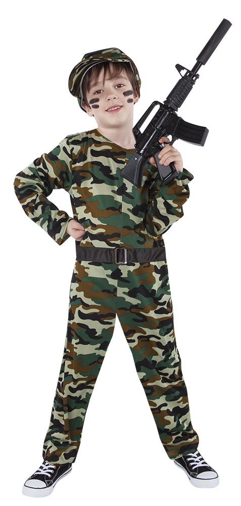 COMBAT SOLDIER CHILD COSTUME