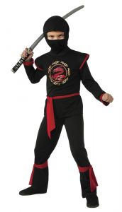BLACK DRAGON NINJA CHILD COSTUME
