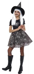 DISFRAZ BRUJA SPIDERWEB GLOW IN DARK INF
