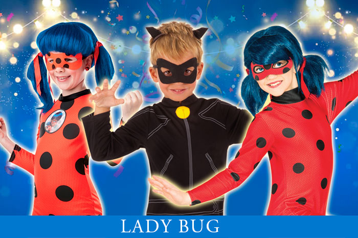 Disfraz de Ladybug para niña, Marca Rubies, Miraculous